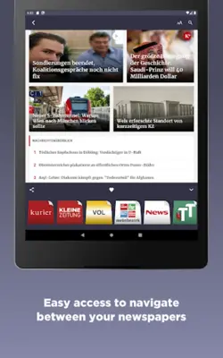 Austrian Newspapers android App screenshot 0