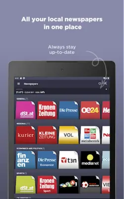 Austrian Newspapers android App screenshot 2